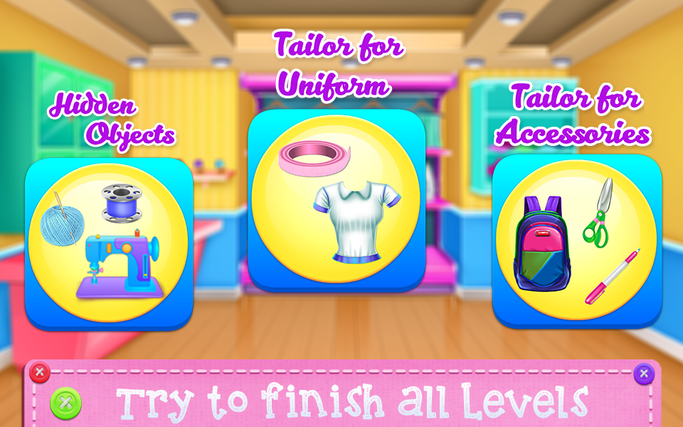 اسکرین شات 4 برنامه Highschool Girl Uniform Tailor
