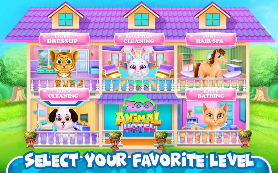 اسکرین شات 5 برنامه Zoo Animal Hotel