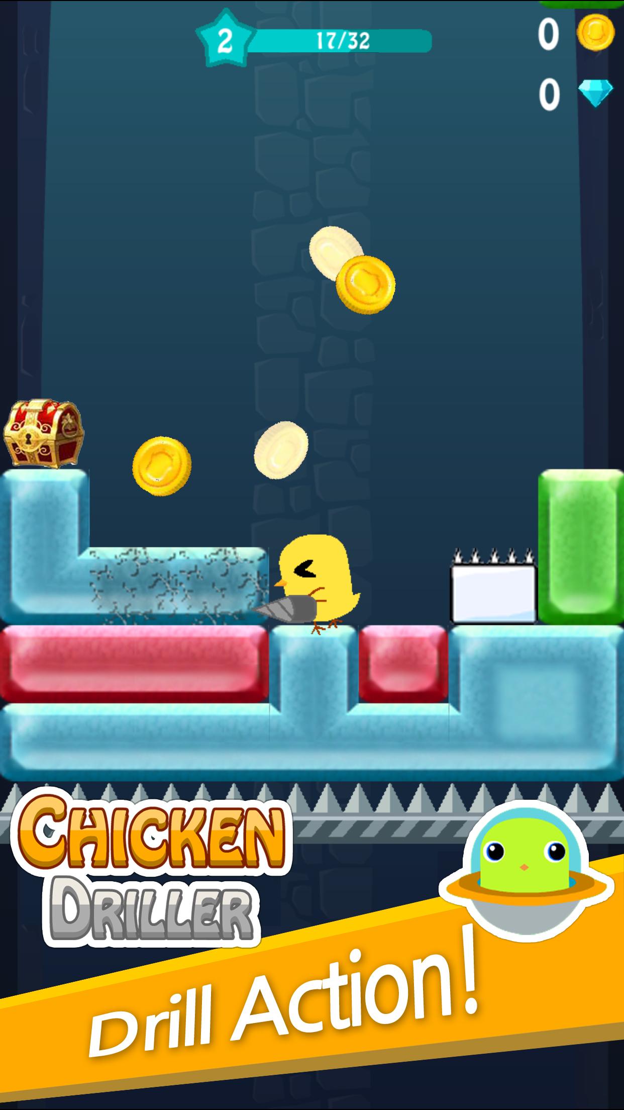 اسکرین شات 2 بازی Chicken Driller:Can Your Drill