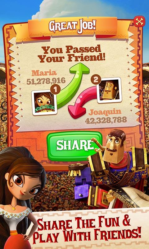 اسکرین شات 4 بازی Sugar Smash: Book of Life
