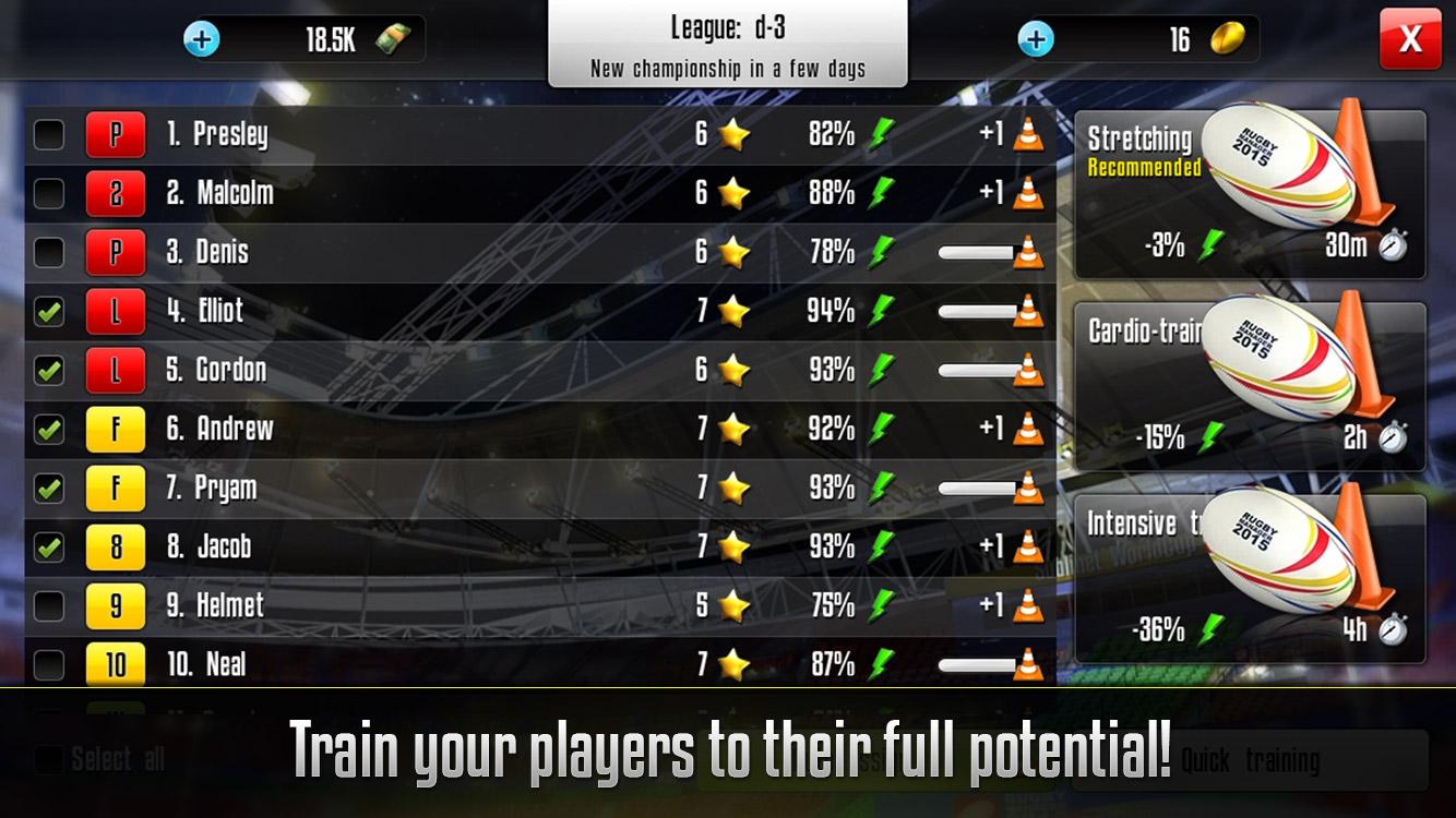 اسکرین شات 4 بازی Rugby Manager