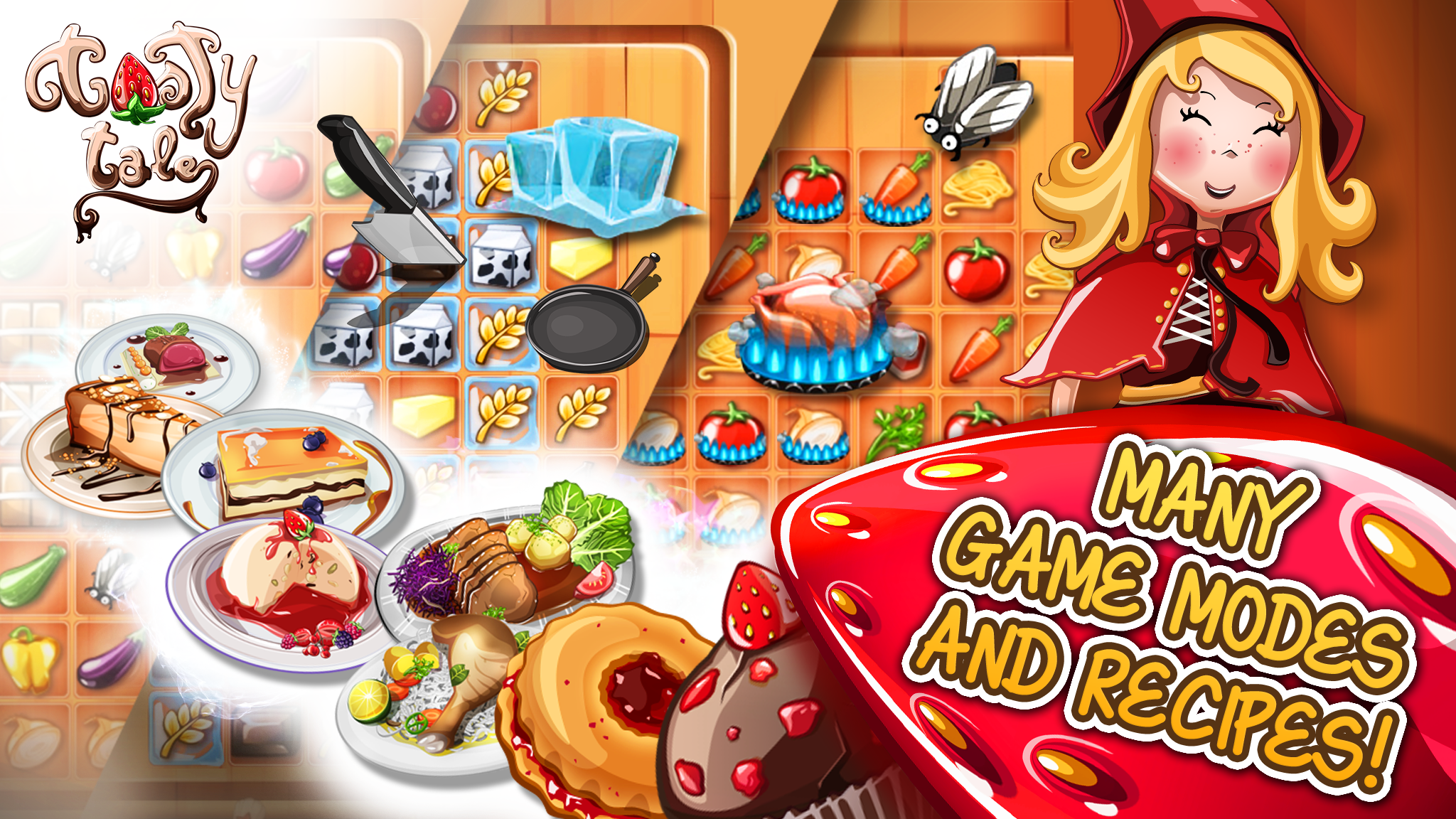 اسکرین شات 2 بازی Tasty Tale:puzzle cooking game