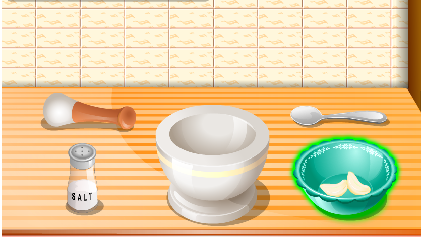 اسکرین شات 2 بازی girls games salad cooking game