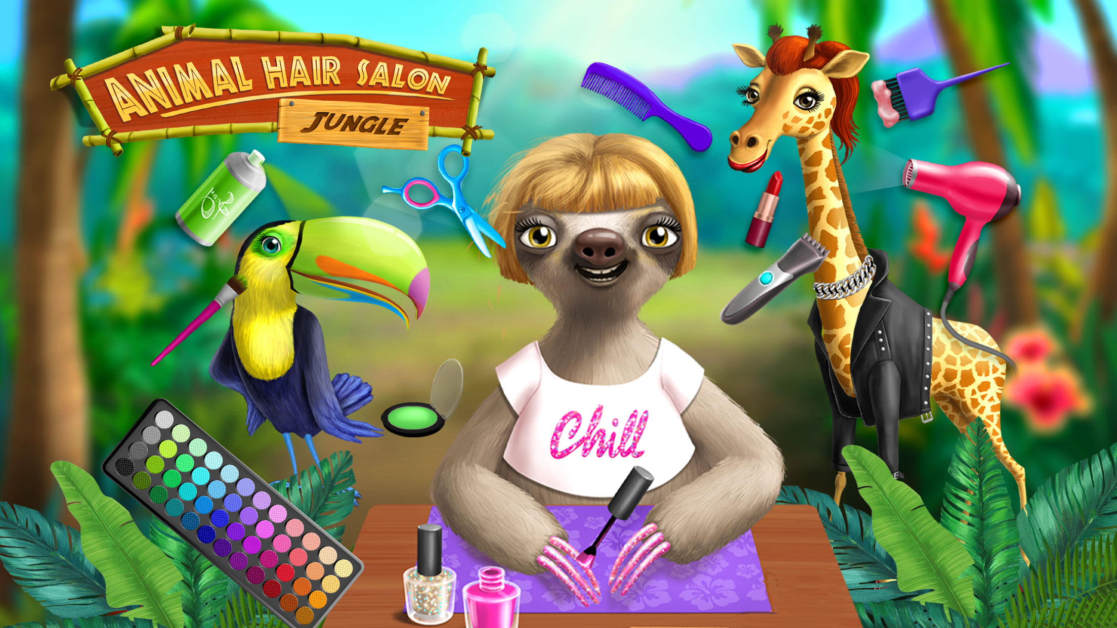 اسکرین شات 6 بازی Jungle Animal Hair Salon
