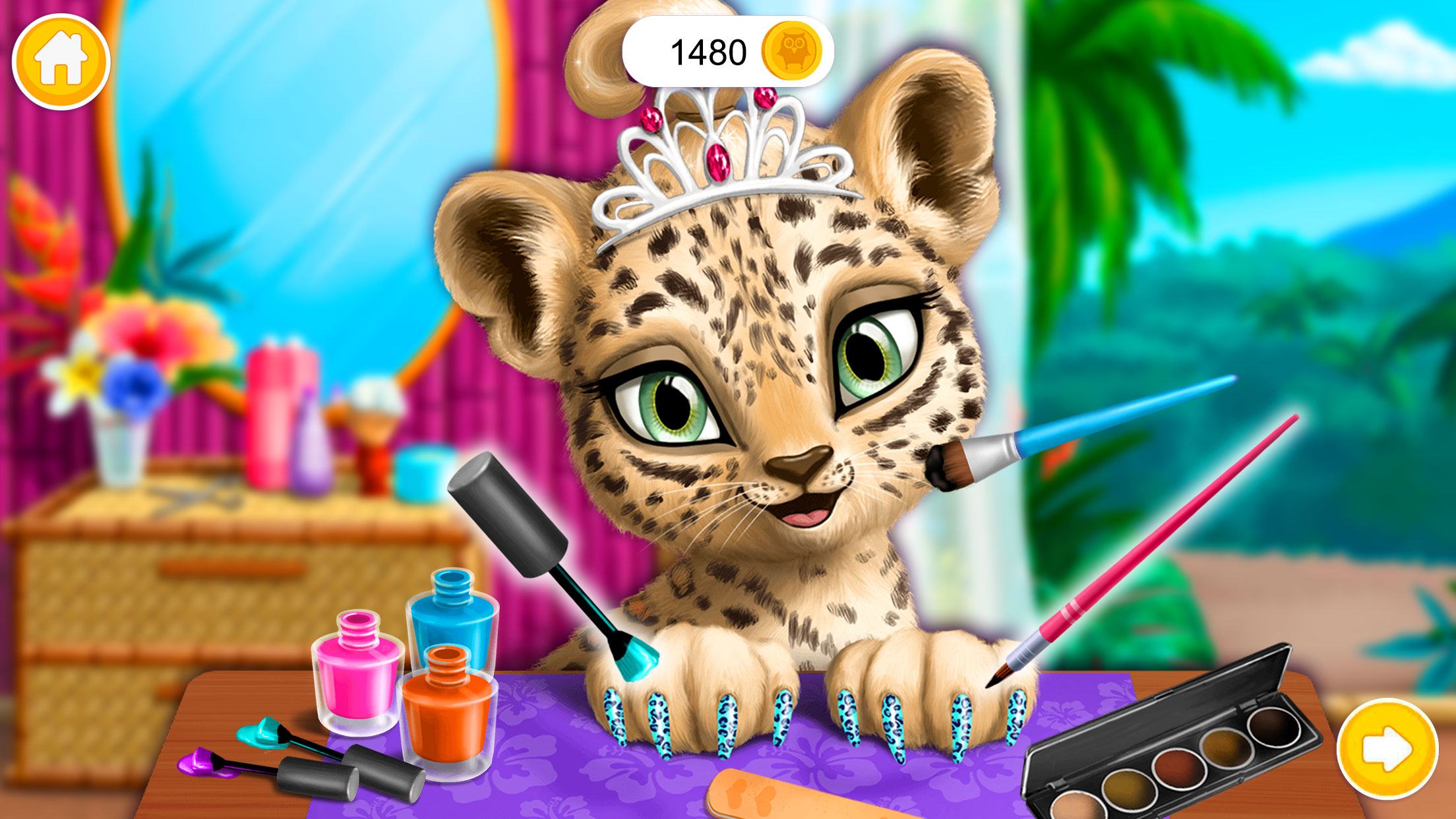 اسکرین شات 5 بازی Baby Jungle Animal Hair Salon