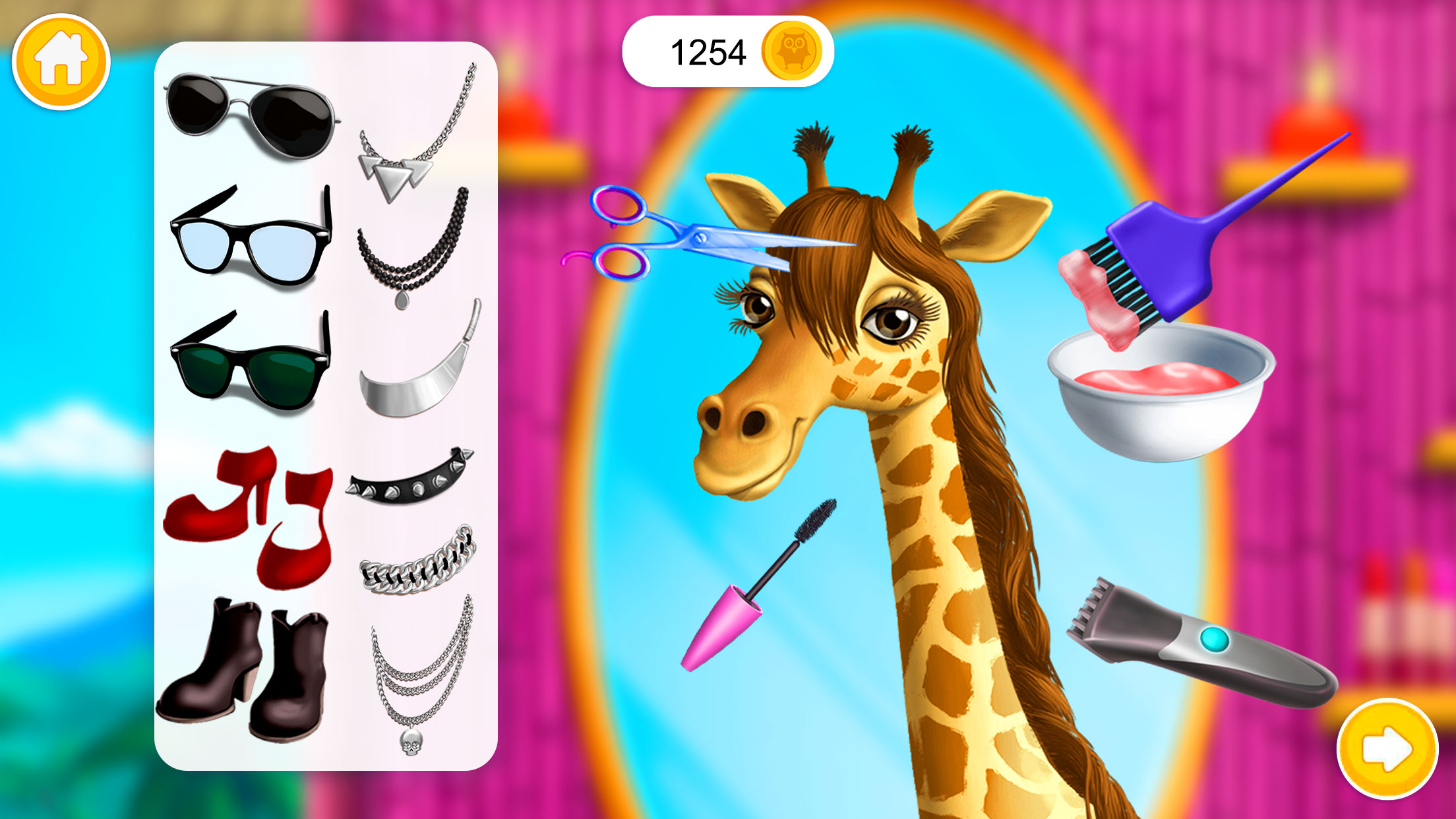 اسکرین شات 6 بازی Baby Jungle Animal Hair Salon