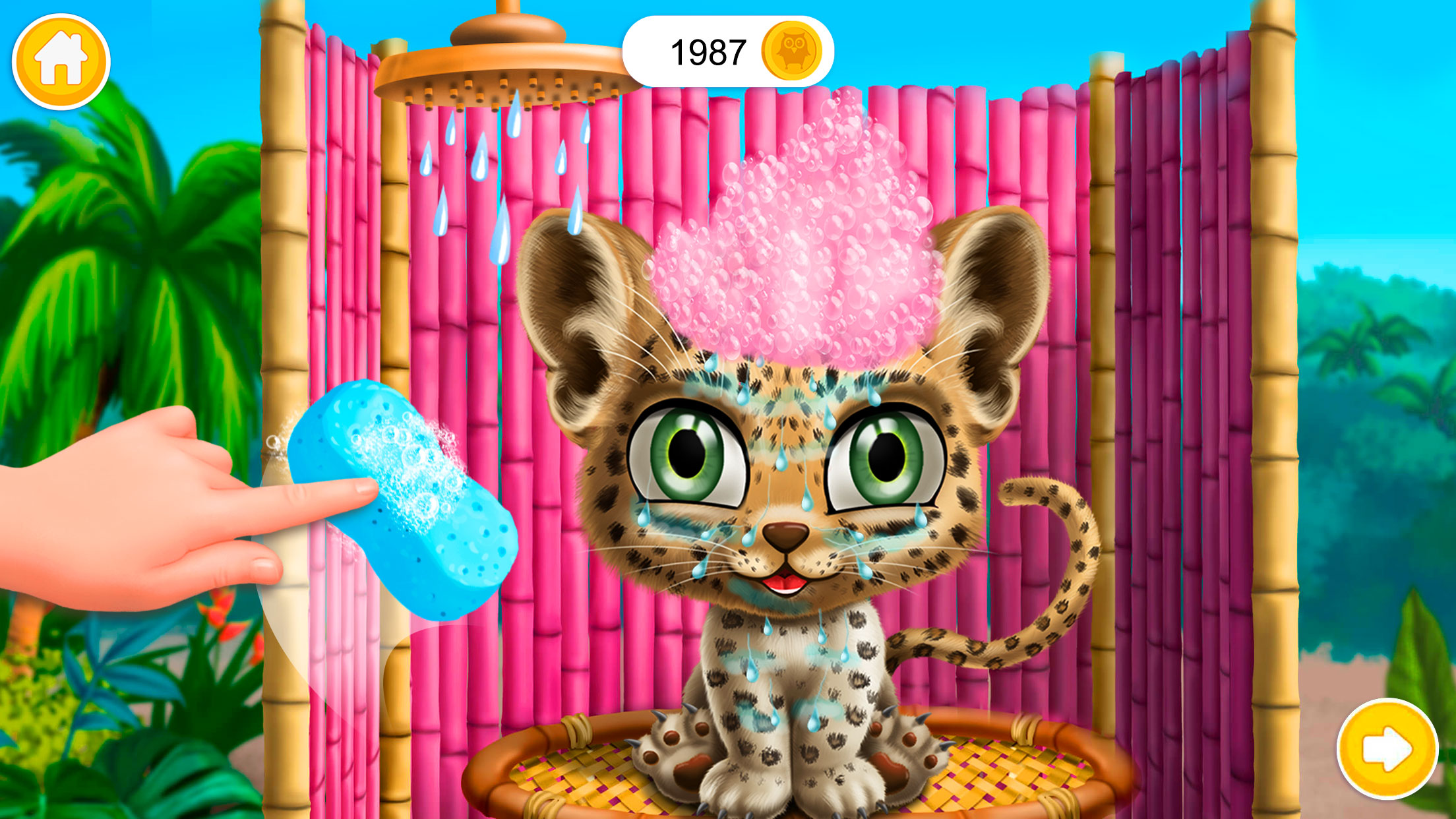 اسکرین شات 7 بازی Baby Jungle Animal Hair Salon