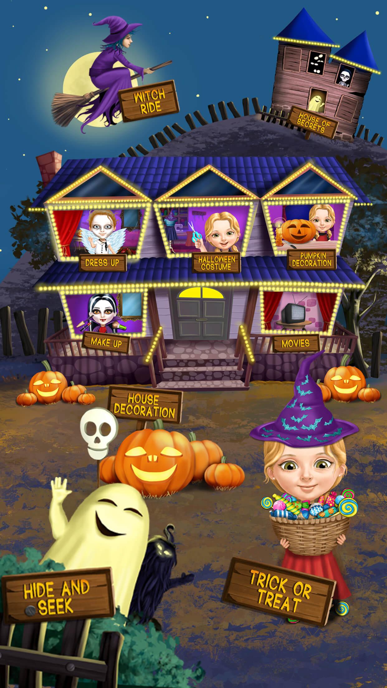 اسکرین شات 1 بازی Sweet Baby Girl Halloween Fun