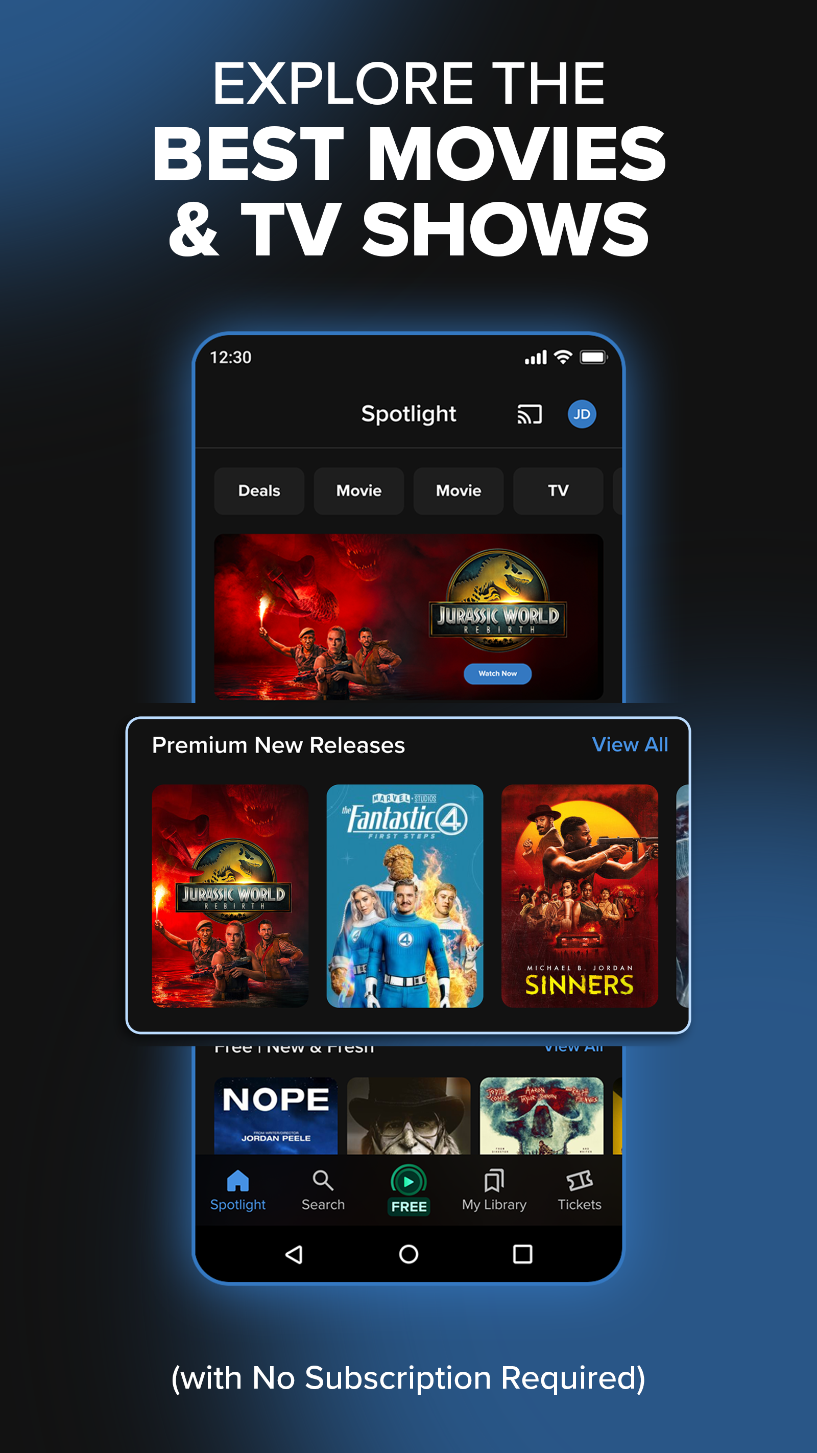 اسکرین شات 1 برنامه Fandango at Home: Movies & TV