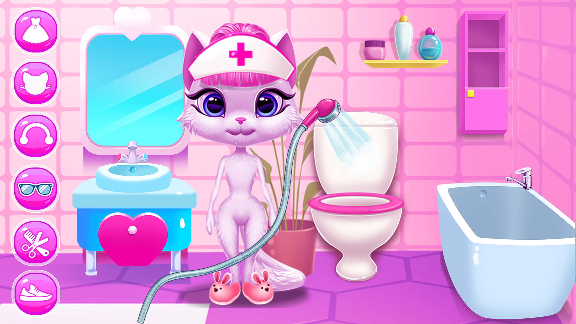 اسکرین شات 1 برنامه Kitty Kate Caring