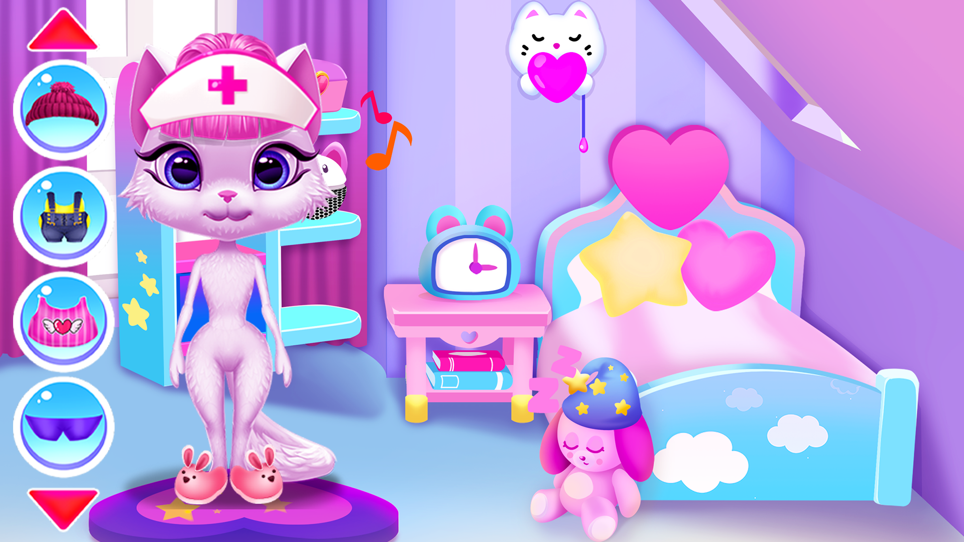اسکرین شات 3 برنامه Kitty Kate Caring