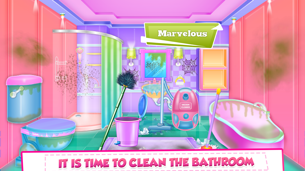 اسکرین شات 2 بازی Bathroom Cleaning Time