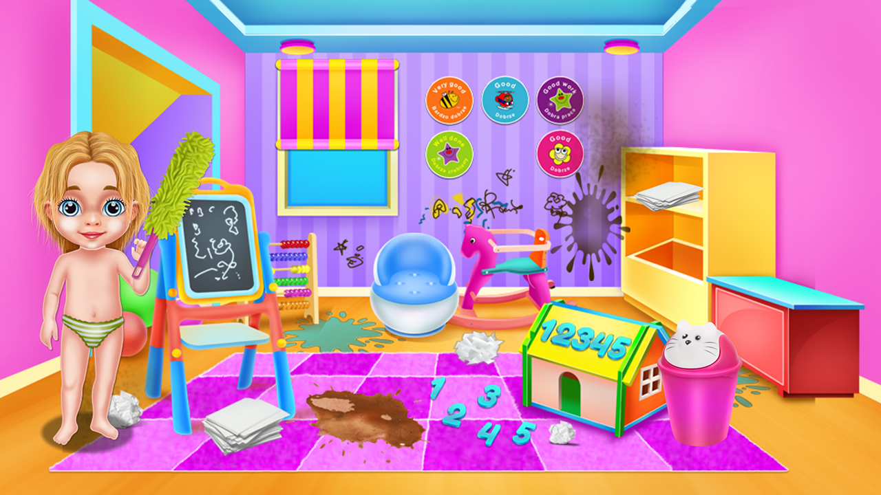 اسکرین شات 3 بازی Crazy Baby Super Nanny Help