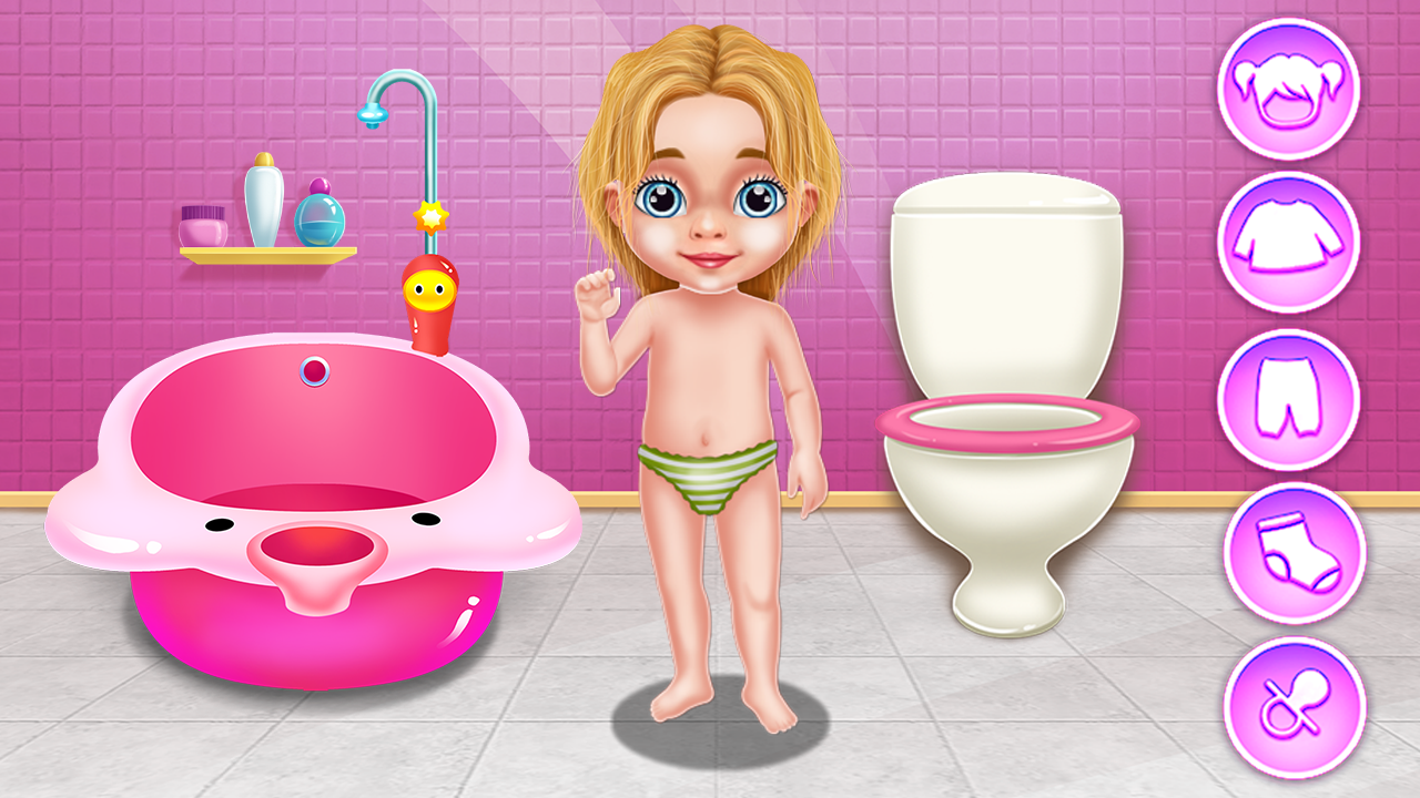 اسکرین شات 1 بازی Crazy Baby Super Nanny Help