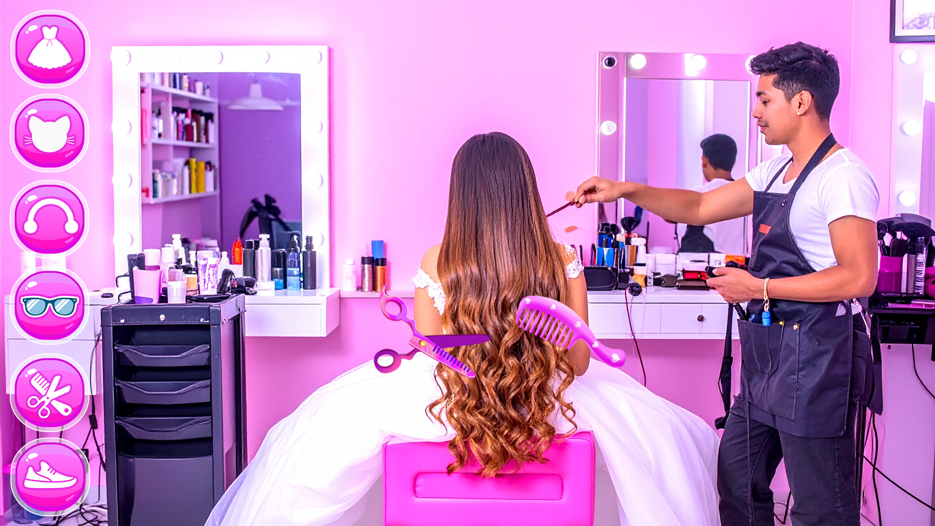 اسکرین شات 1 بازی Daddys Hair Salon