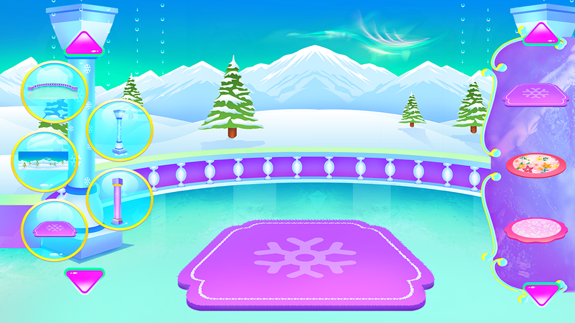 اسکرین شات 5 برنامه Ice Princess Makeup Salon