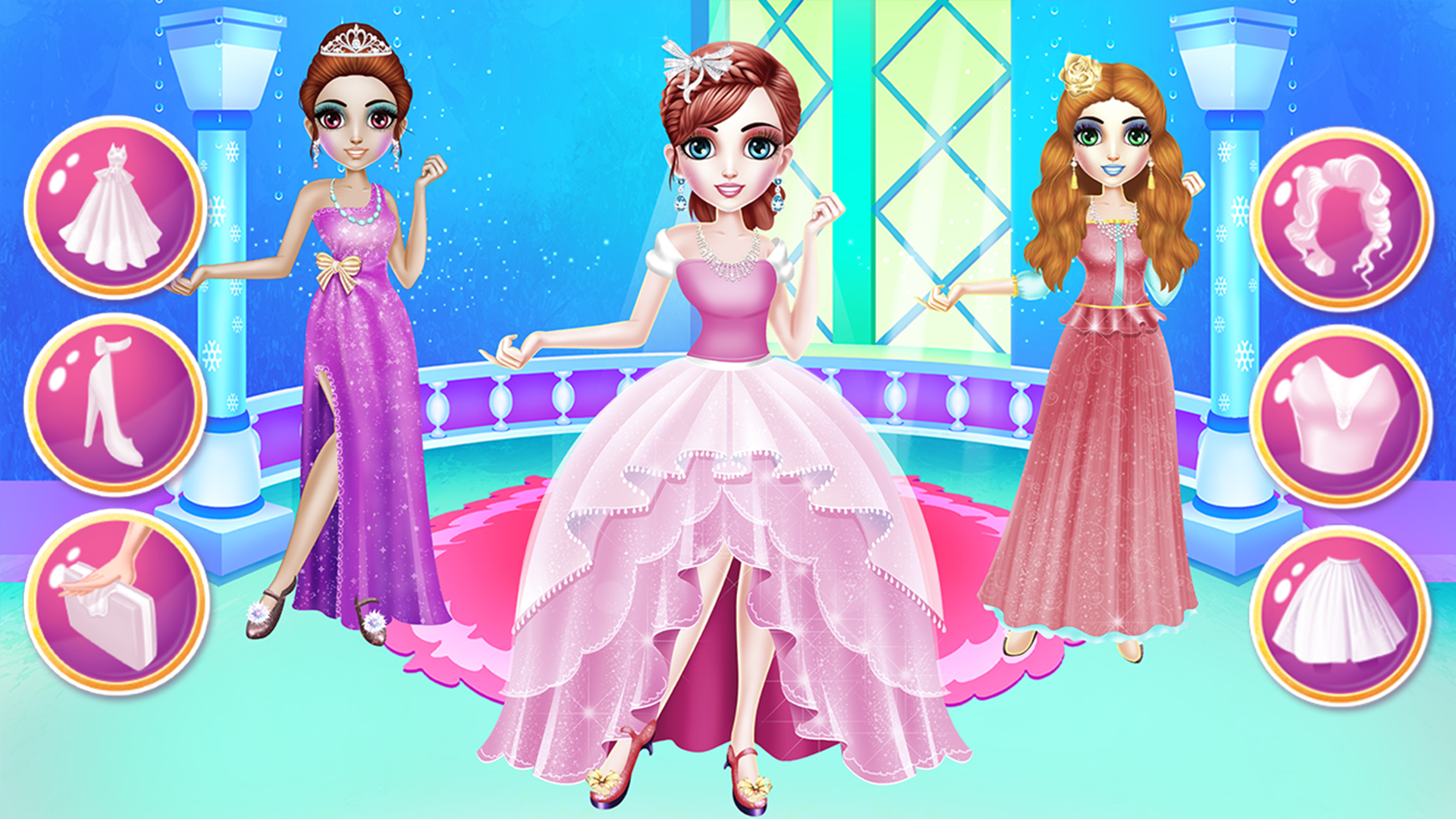 اسکرین شات 3 برنامه Ice Princess Makeup Salon