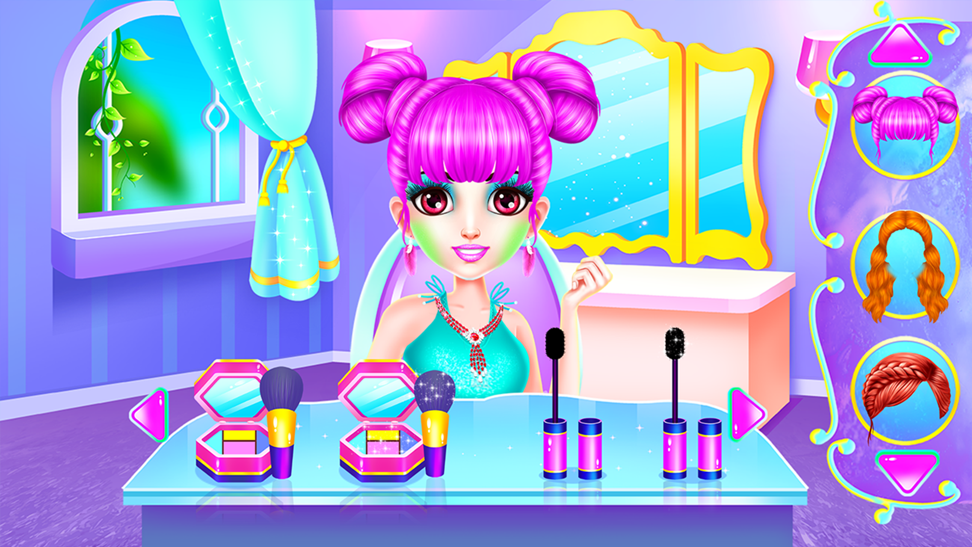 اسکرین شات 4 برنامه Ice Princess Makeup Salon