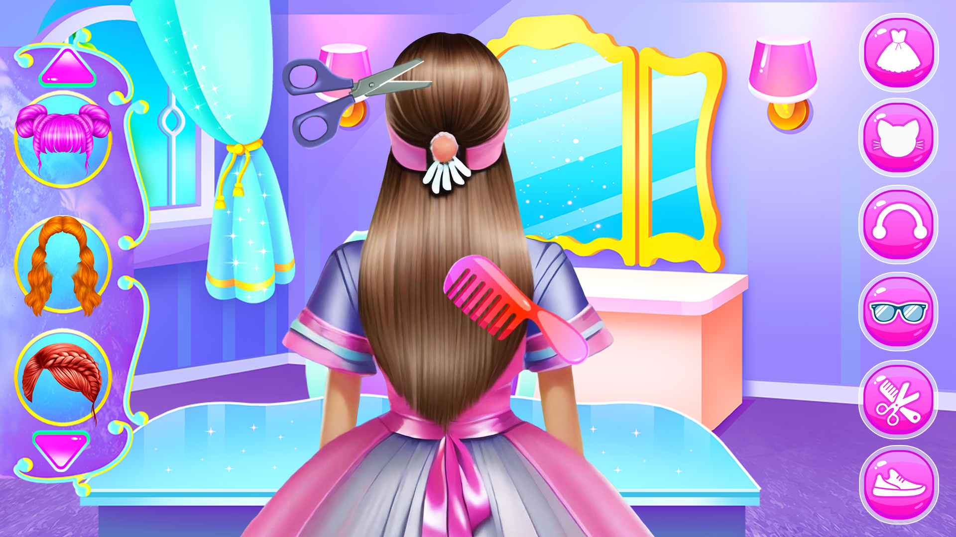 اسکرین شات 1 برنامه Ice Princess Makeup Salon