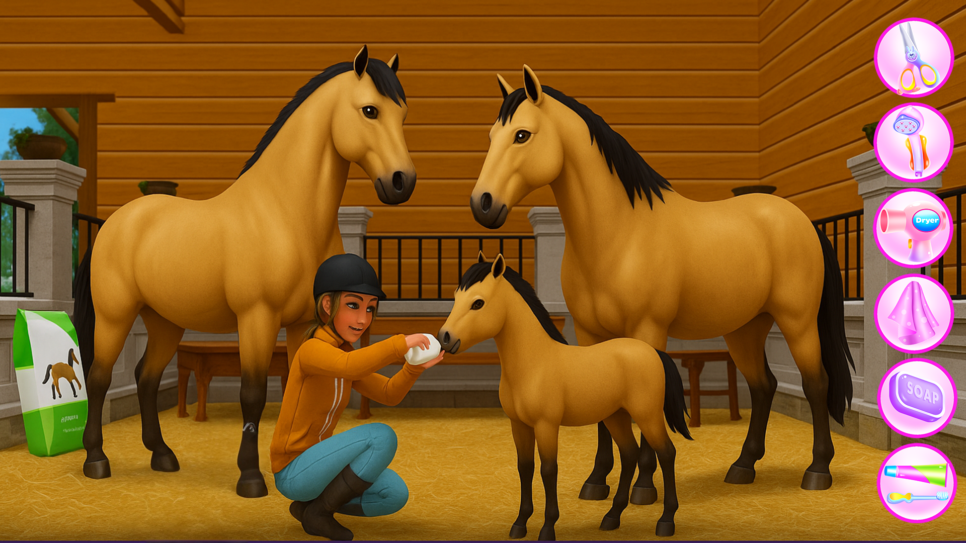 اسکرین شات 2 برنامه Princess Horse Caring 3