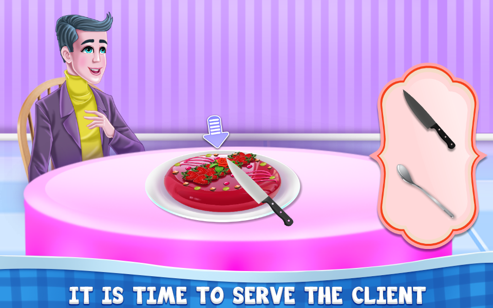 اسکرین شات 7 برنامه Bakery Land Serve and Deco
