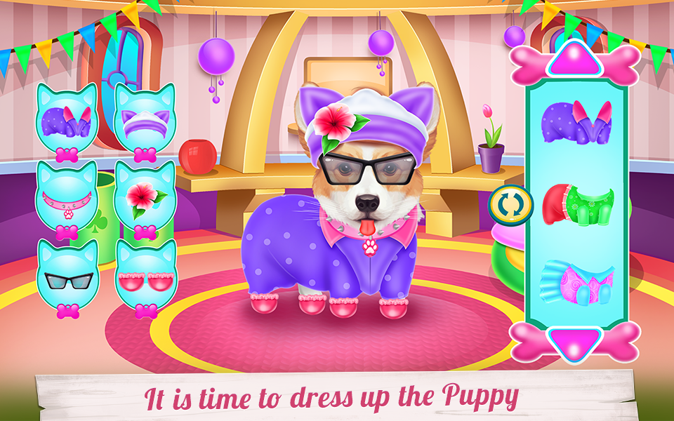 اسکرین شات 7 برنامه Cute Corgis Caring and Dressup