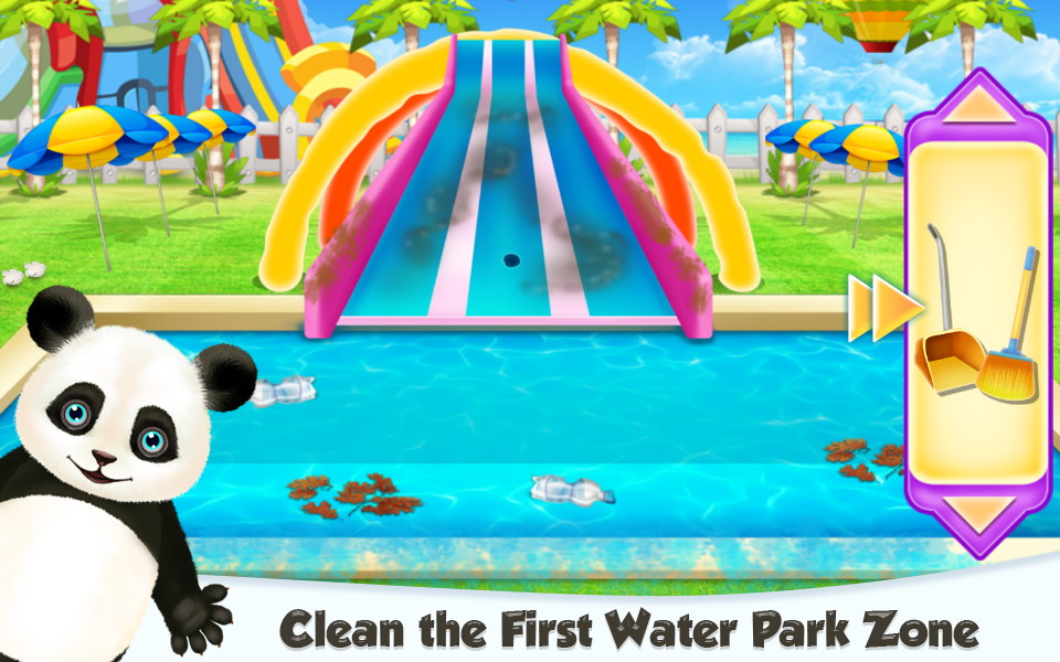 اسکرین شات 3 بازی Water Park Cleaning
