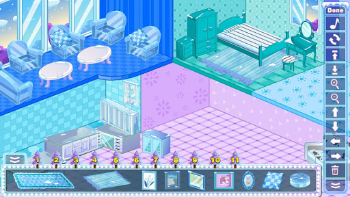 اسکرین شات 3 بازی Princess Snow Dollhouse Design