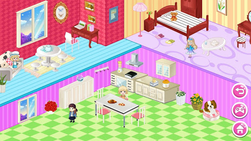 اسکرین شات 6 بازی Princess Snow Dollhouse Design