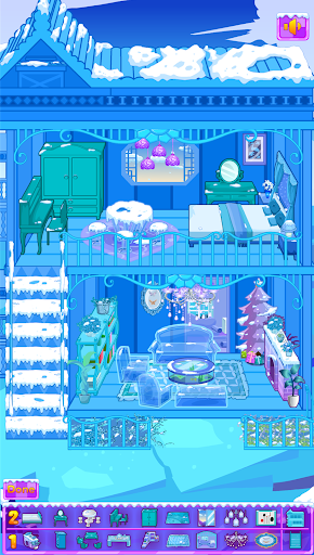 اسکرین شات 7 بازی Frozen Dollhouse Design,Ice Dollhouse for girls