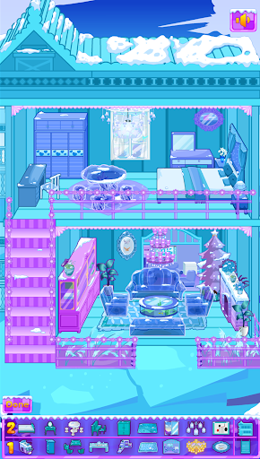 اسکرین شات 3 بازی Frozen Dollhouse Design,Ice Dollhouse for girls
