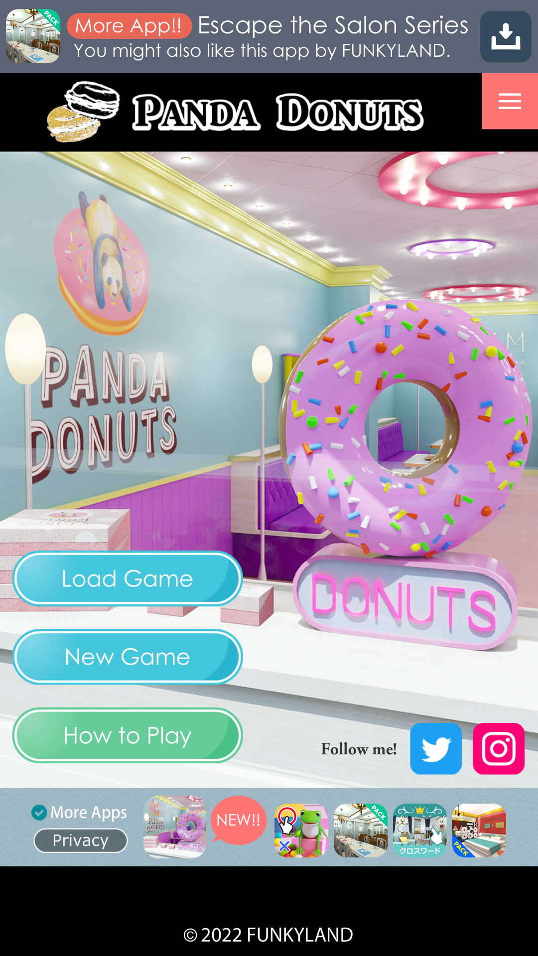 اسکرین شات 1 بازی Escape the Panda Donuts