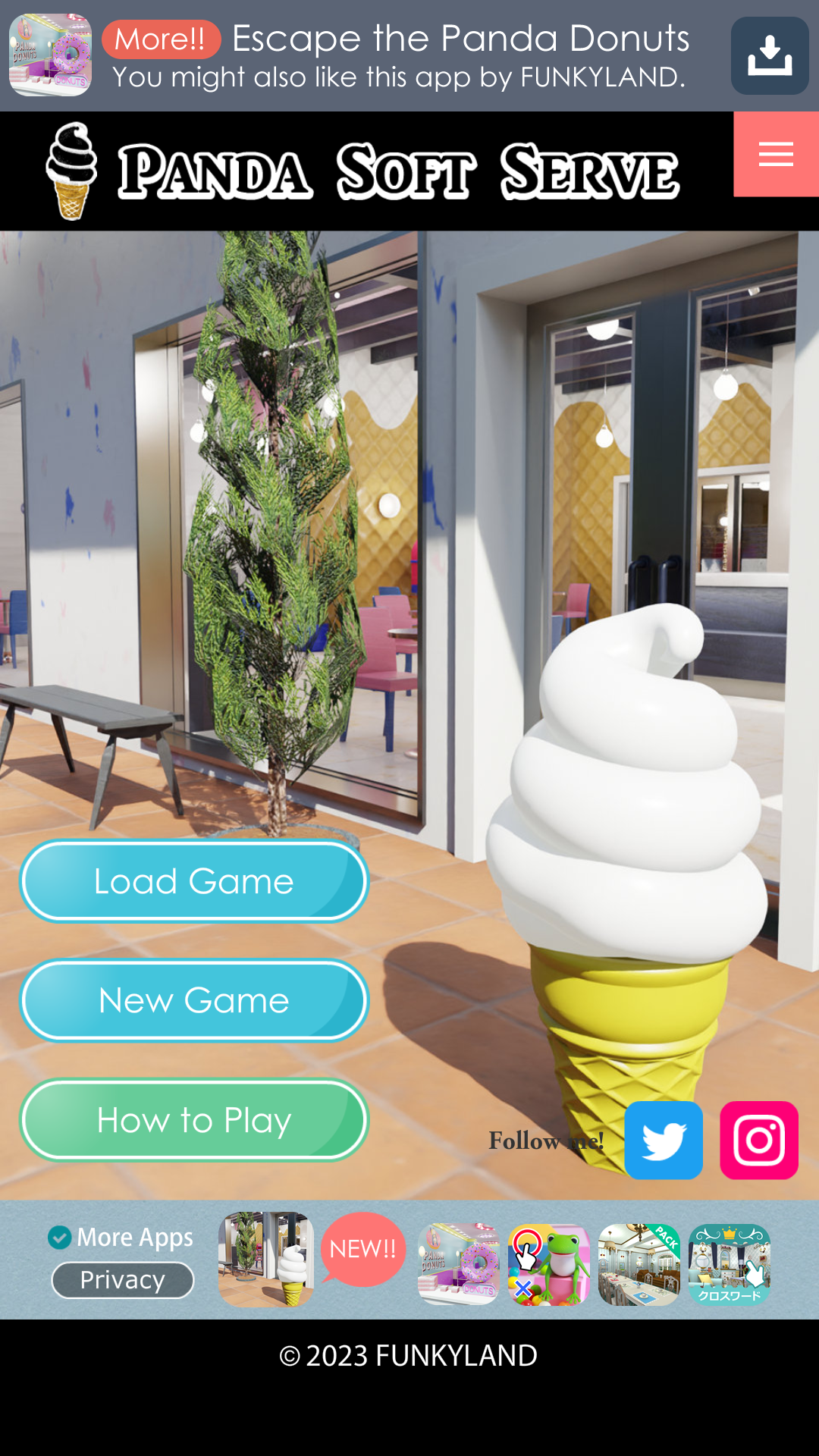 اسکرین شات 1 بازی Escape the Panda Soft Serve