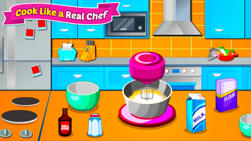 اسکرین شات 4 بازی Baking Cupcakes - Cooking Game