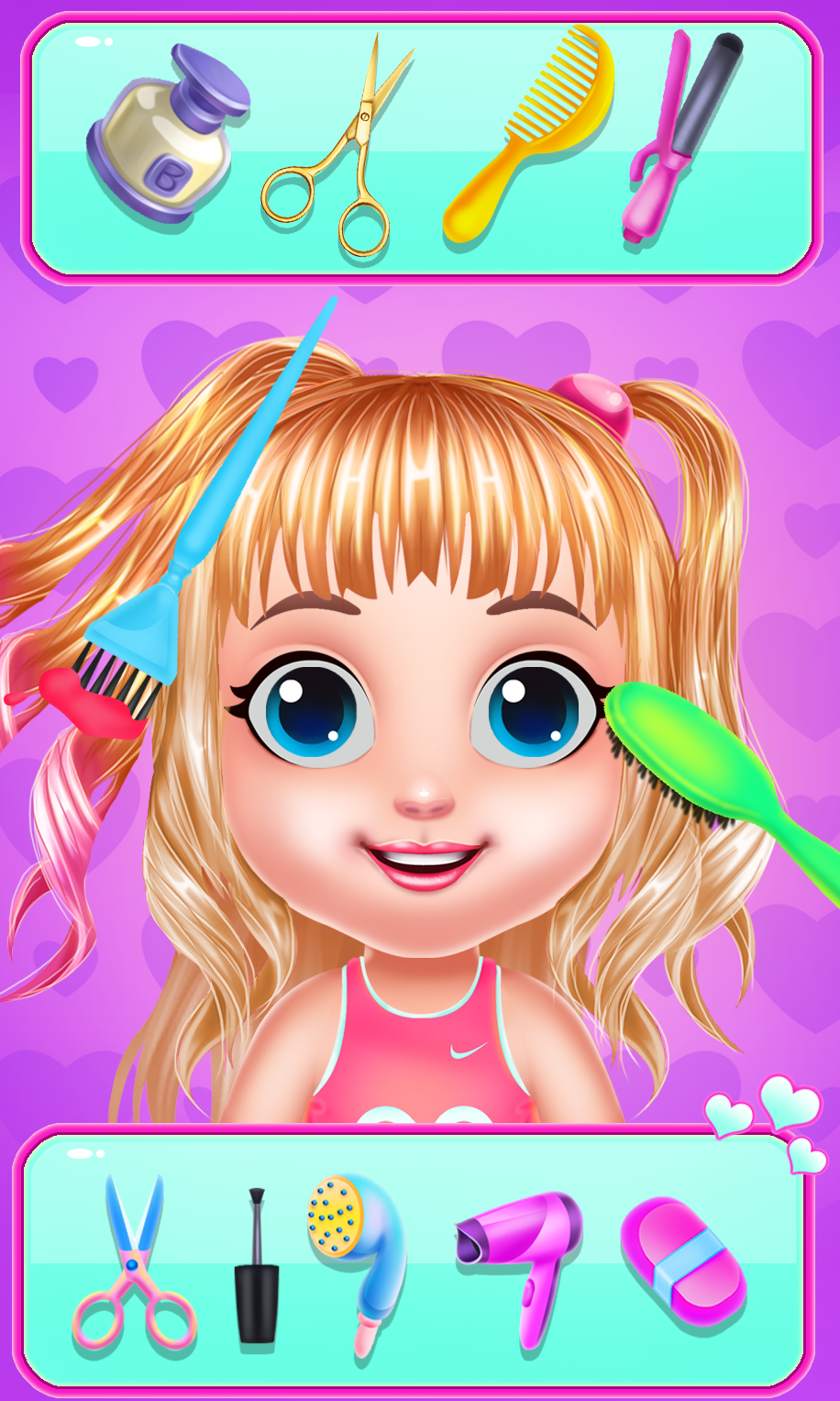 اسکرین شات 3 برنامه Baby Girl Caring Pinky Style