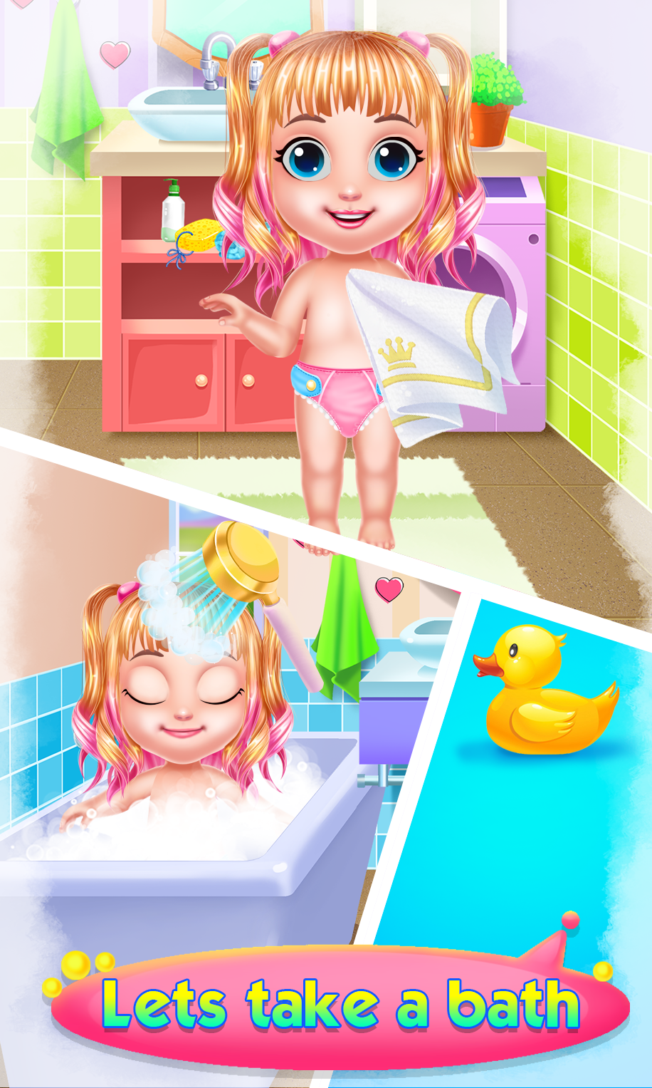 اسکرین شات 5 برنامه Baby Girl Caring Pinky Style