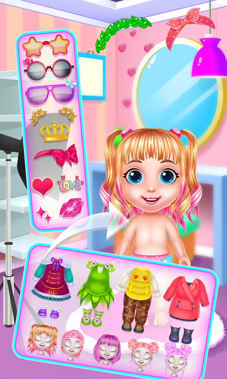 اسکرین شات 7 برنامه Baby Girl Caring Pinky Style