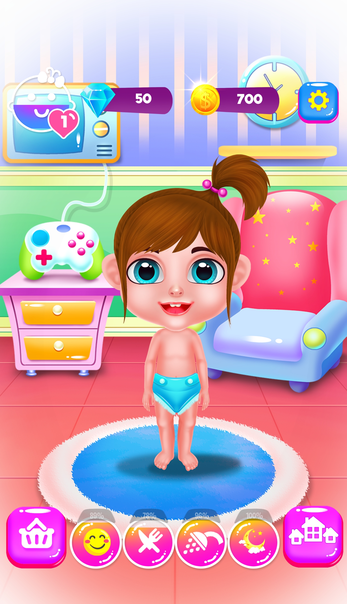 اسکرین شات 3 برنامه Baby Girl Daily Caring