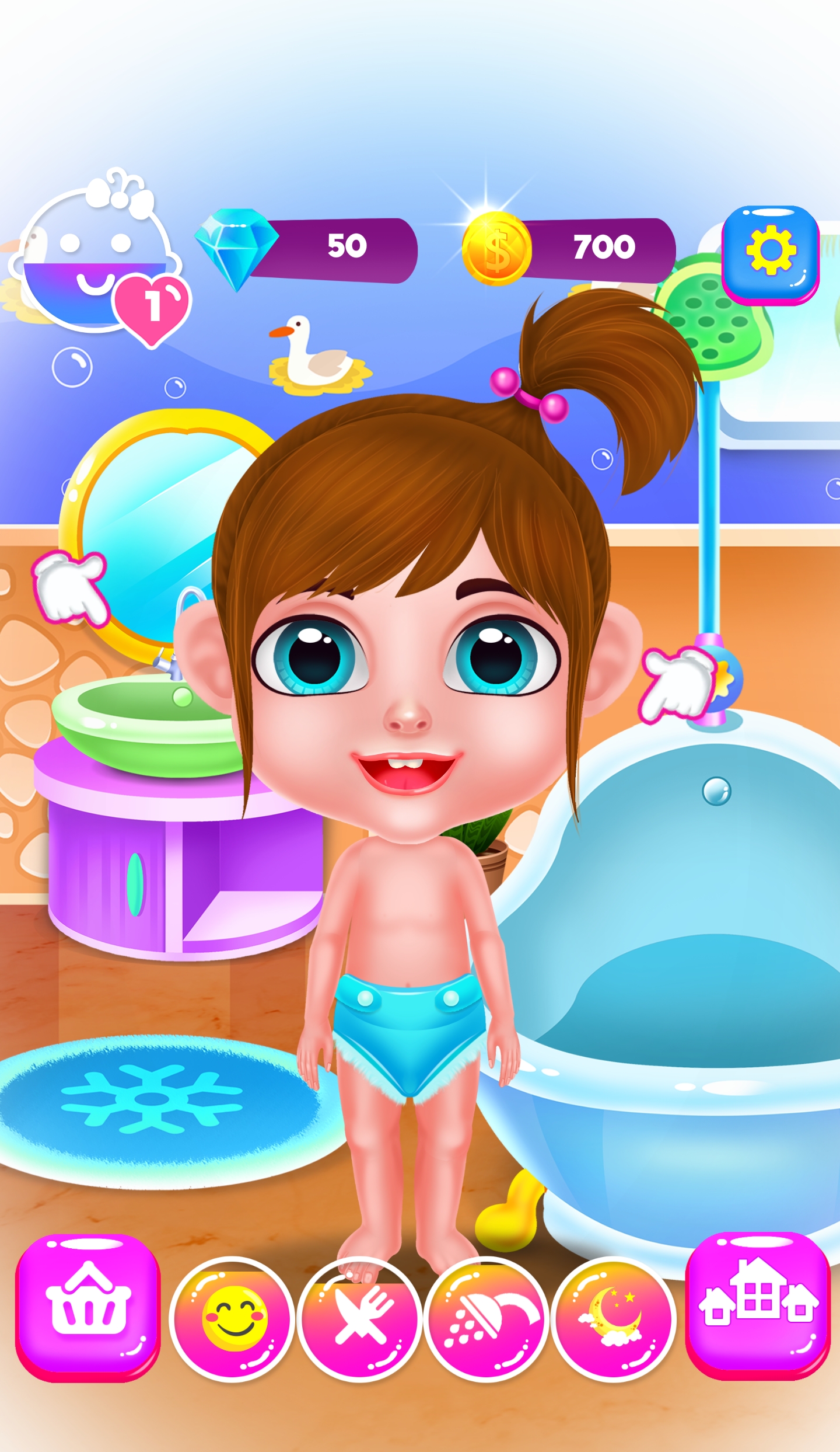 اسکرین شات 2 برنامه Baby Girl Daily Caring