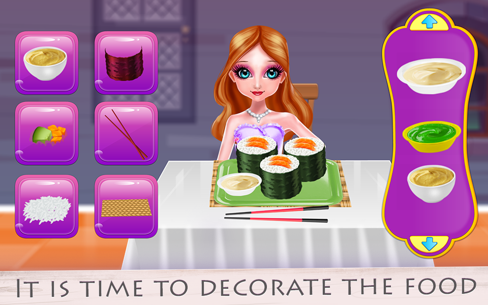 اسکرین شات 8 برنامه Sushi Cooking and Serving