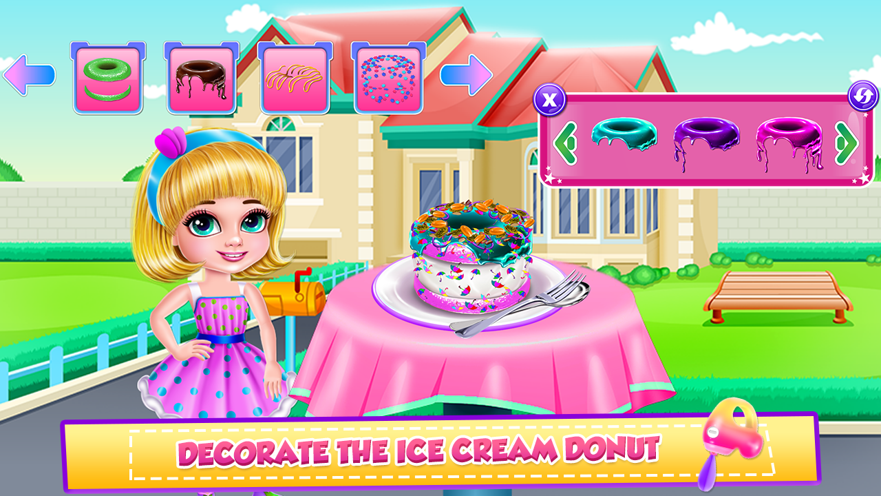 اسکرین شات 4 برنامه Ice Cream Donuts Cooking