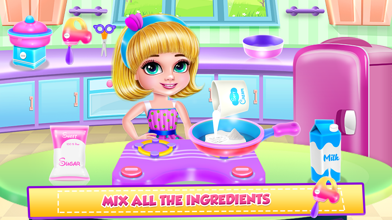 اسکرین شات 3 برنامه Ice Cream Donuts Cooking