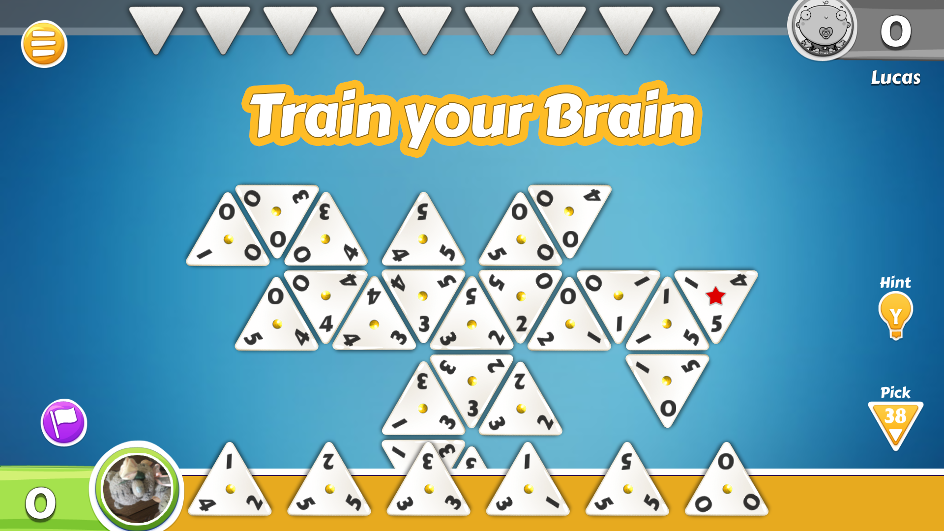 اسکرین شات 7 بازی Triominos, Triangular Dominoes