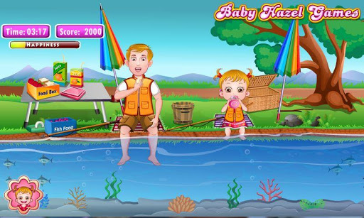 اسکرین شات 8 بازی Baby Hazel Fishing Time