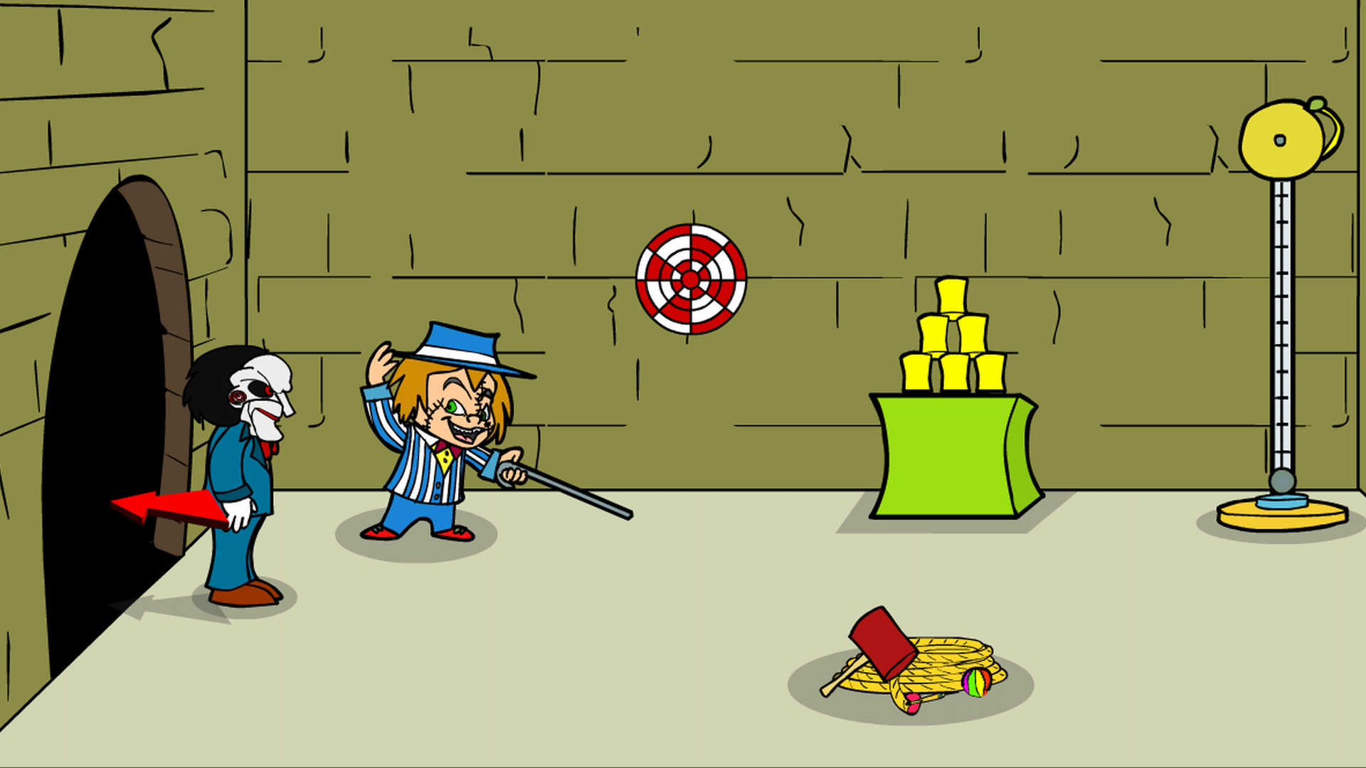 اسکرین شات 2 بازی Pigsaw Saw Trap