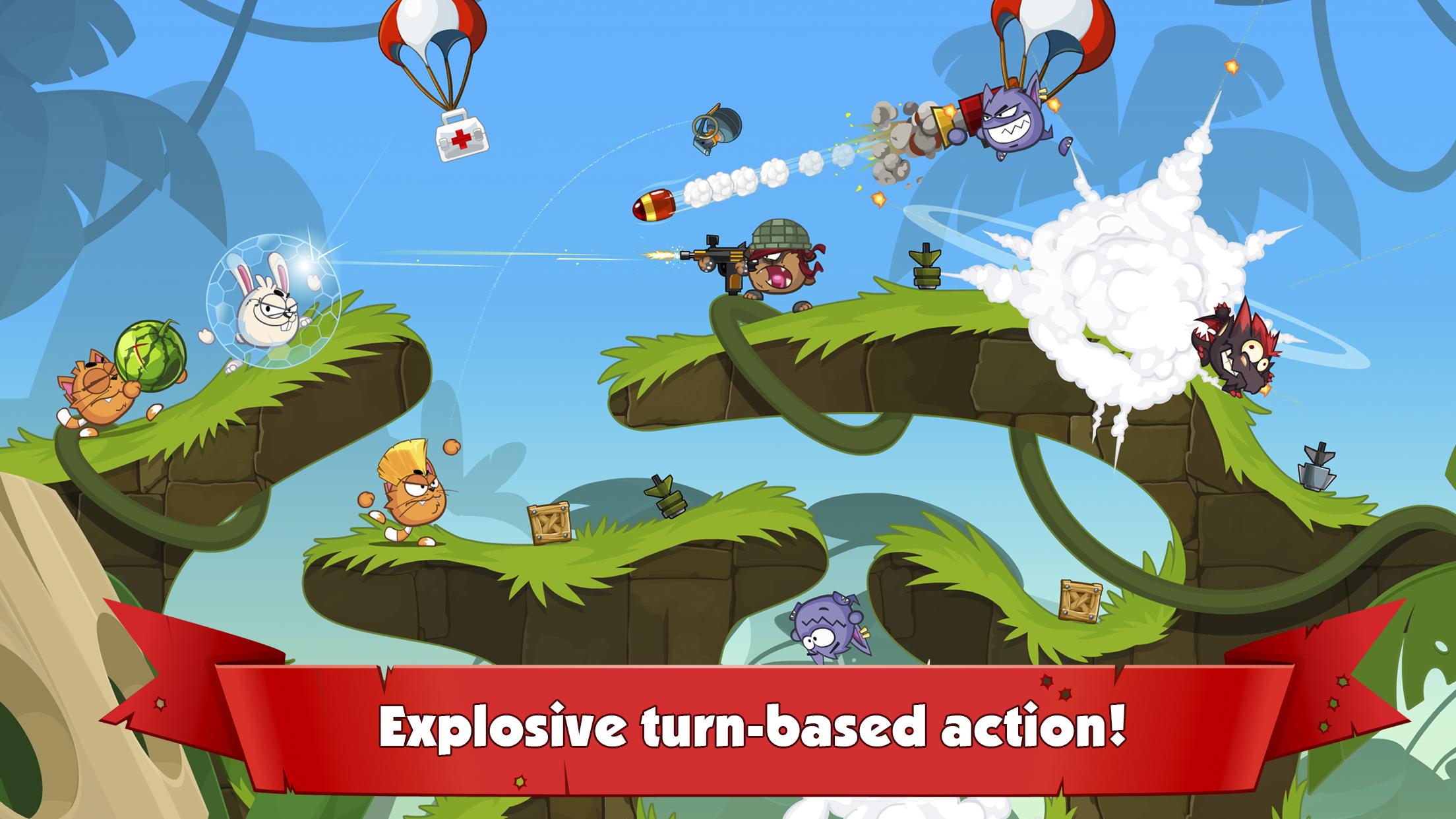 اسکرین شات 1 بازی Wormix: PvP Tactical Shooter