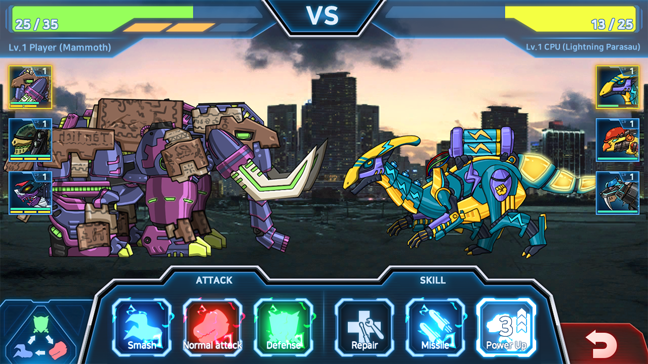 اسکرین شات 5 بازی Dino Robot Battle Field: War