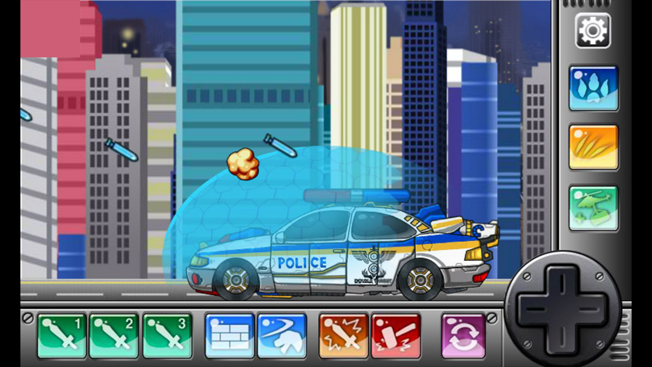 اسکرین شات 4 بازی T-rex Cops- Combine! DinoRobot