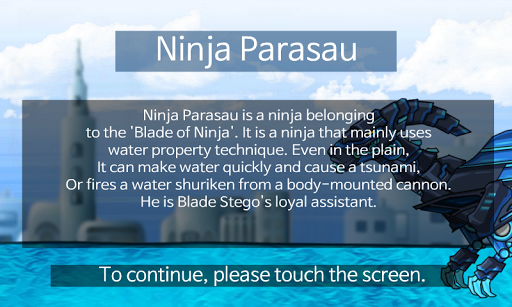 اسکرین شات 1 بازی Dino Robot - Ninja Parasau : Dinosaur game