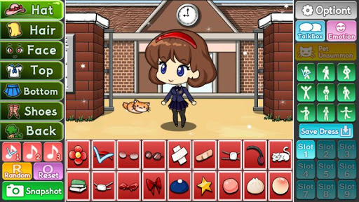 اسکرین شات 1 بازی School Pretty Girl : dress up game